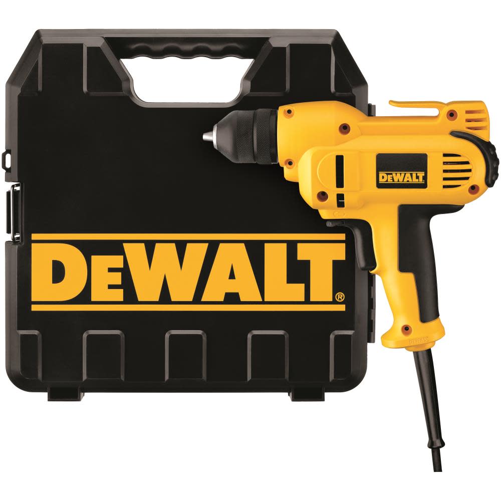 DEWALT 8-Amp 3/8-in Keyless Corded Drills with Case - Ascmtools