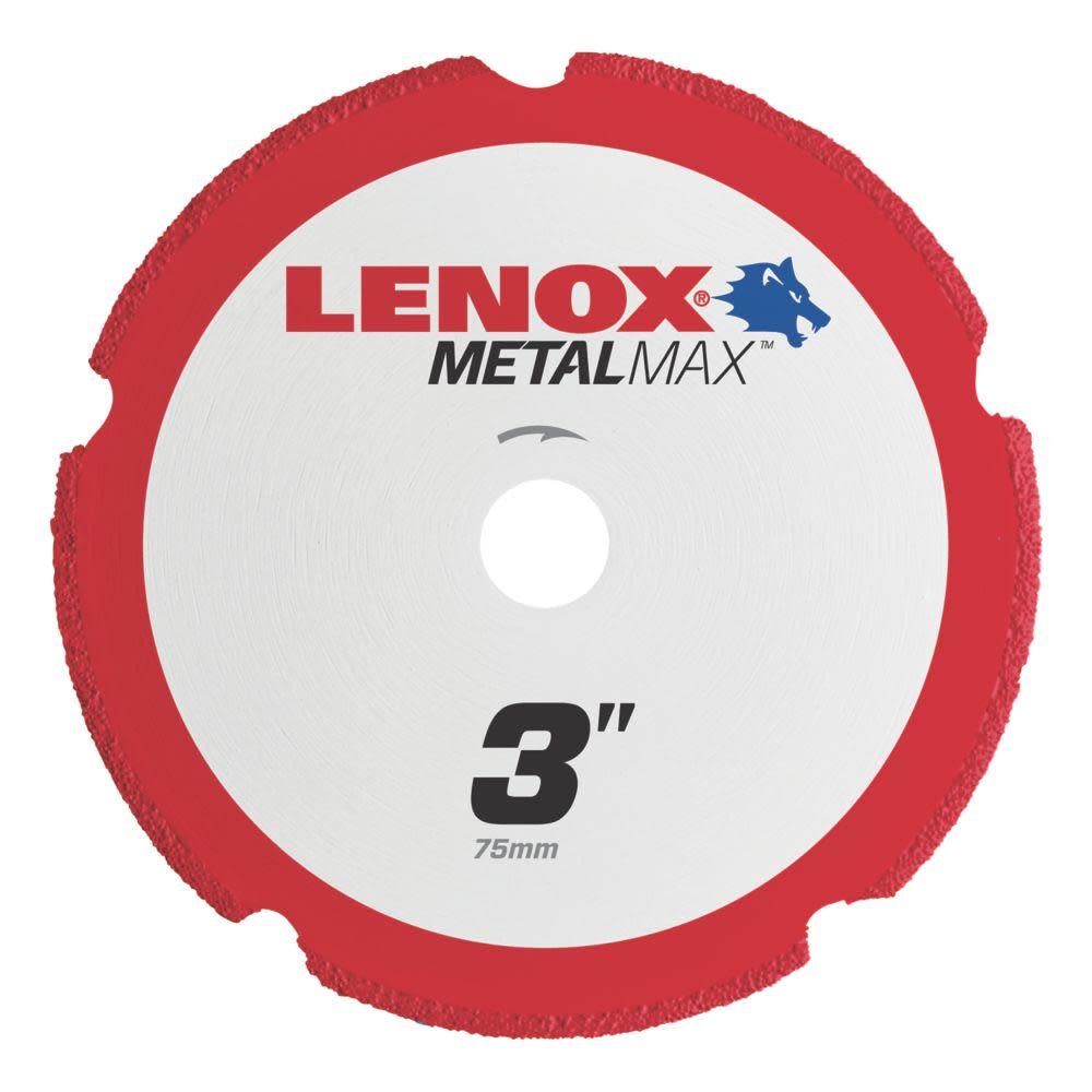 Lenox 3 In. x 3/8 In. MetalMax Diamond Cutoff Wheel DG - Ascmtools
