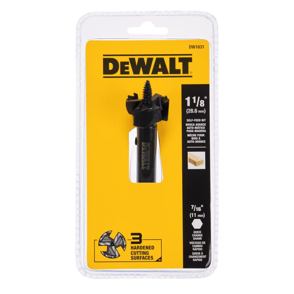 DEWALT 1-1/8 in. Self-Feed Bit - Ascmtools