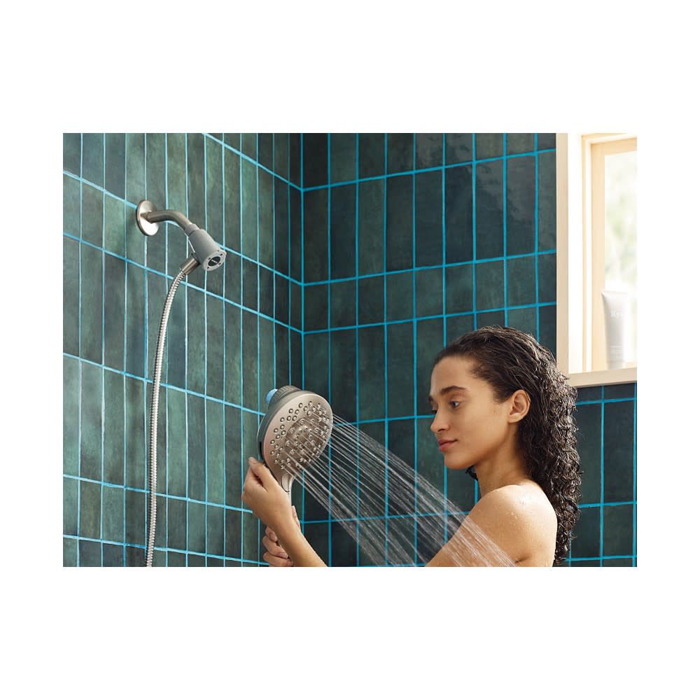 Moen Spot Resist Nickel Aromatherapy Handshower with INLY Capsule - Ascmtools