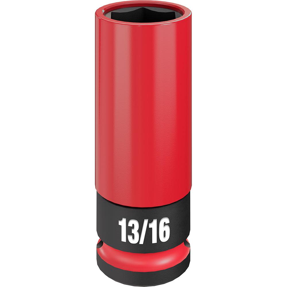 Milwaukee SHOCKWAVE Impact Duty Socket 1/2 Drive 13/16″ SAE Lug Nut Wheel - Ascmtools