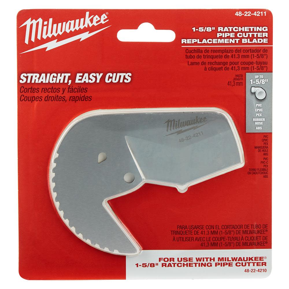 Milwaukee 1-5/8 in. Ratcheting Pipe Cutter Replacement Blade - Ascmtools