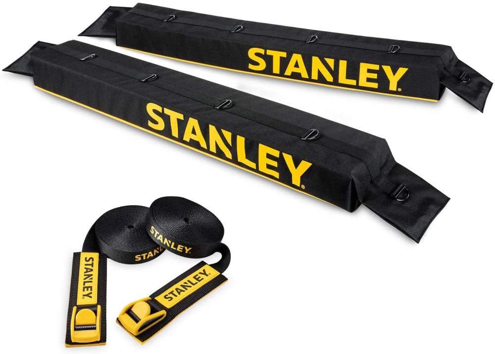 Stanley Universal Car Roof Rack Pad and Luggage Carrier System - Ascmtools