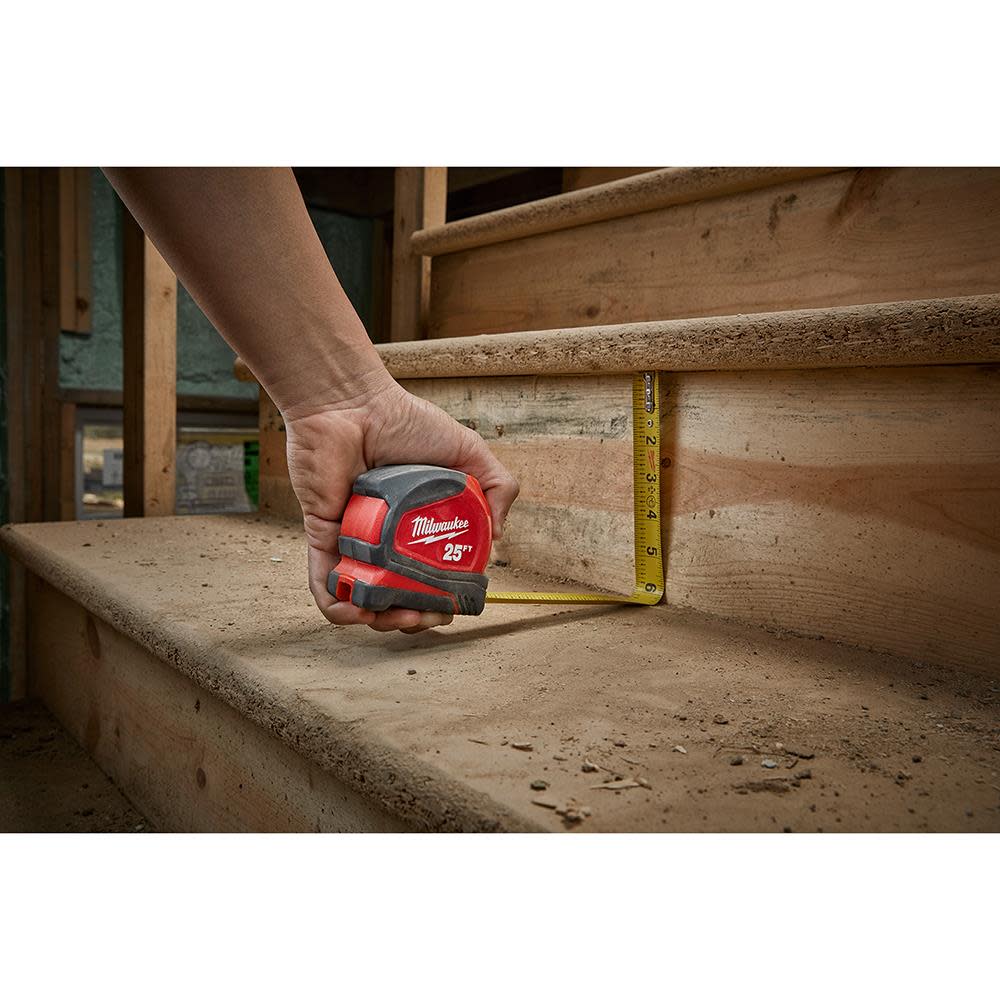 Milwaukee 5 m/16 ft. Compact Tape Measure - Ascmtools