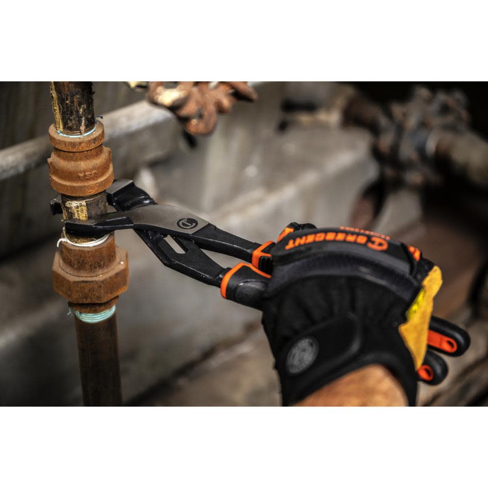 Crescent 8″ Z2 K9 V-Jaw Dual Material Tongue and Groove Pliers - Ascmtools