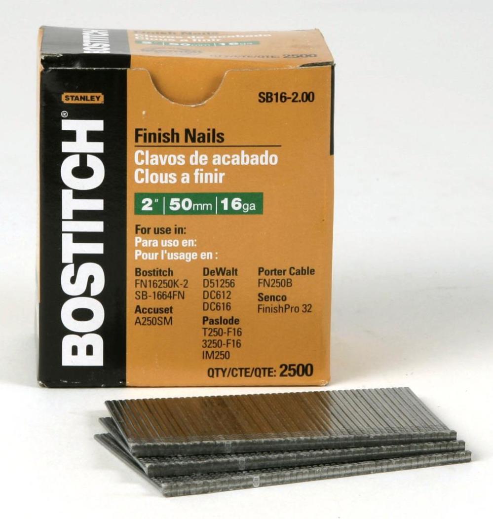 Bostitch 2 In. 16 Gauge Finish Nail - Ascmtools