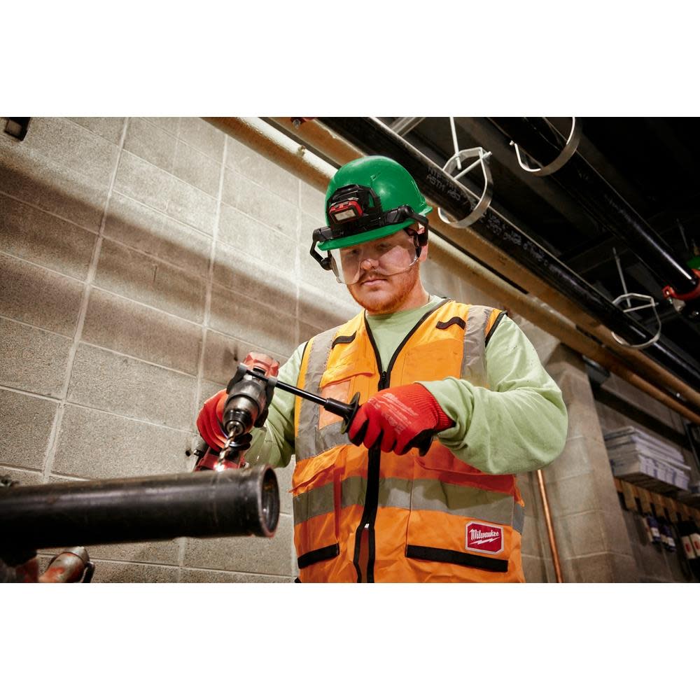 Milwaukee BOLT Eye Visor Tinted Dual Coat Lens Compatible with Safety Helmets & Hard Hats - Ascmtools