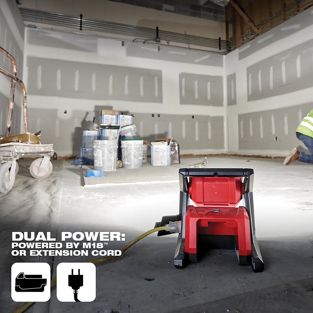Milwaukee M18 ROVER Dual Power Flood Light Bare Tool - Ascmtools