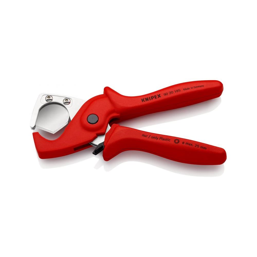 Knipex Plasticut Cutter For Hoses & Plastic Conduit Pipes 185mm - Ascmtools