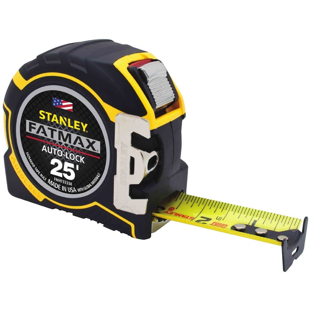 Stanley 25Ft Auto Lock Tape Measure - Ascmtools