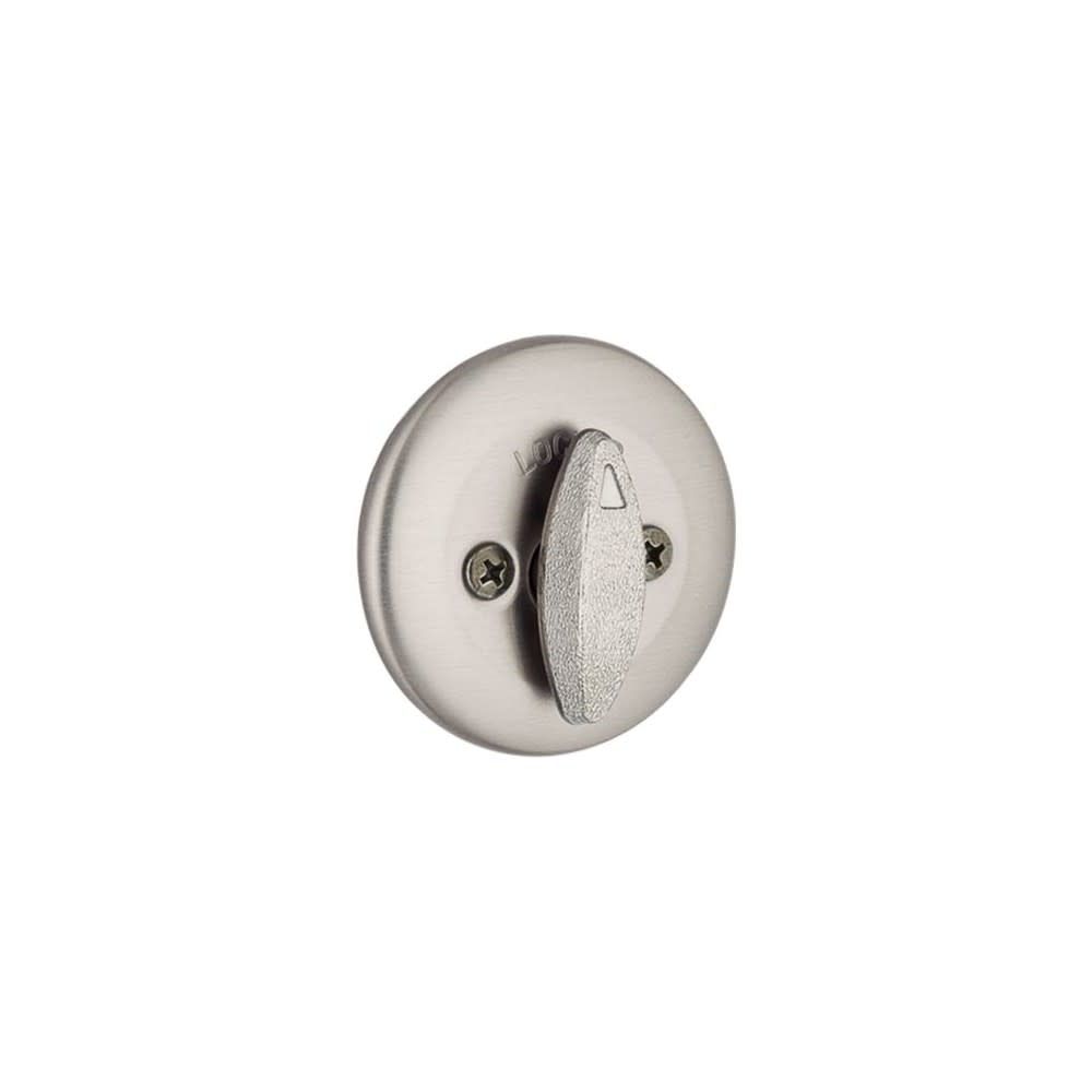 Kwikset SmartKey Door Deadbolt Satin Nickel Single Cylinder - Ascmtools