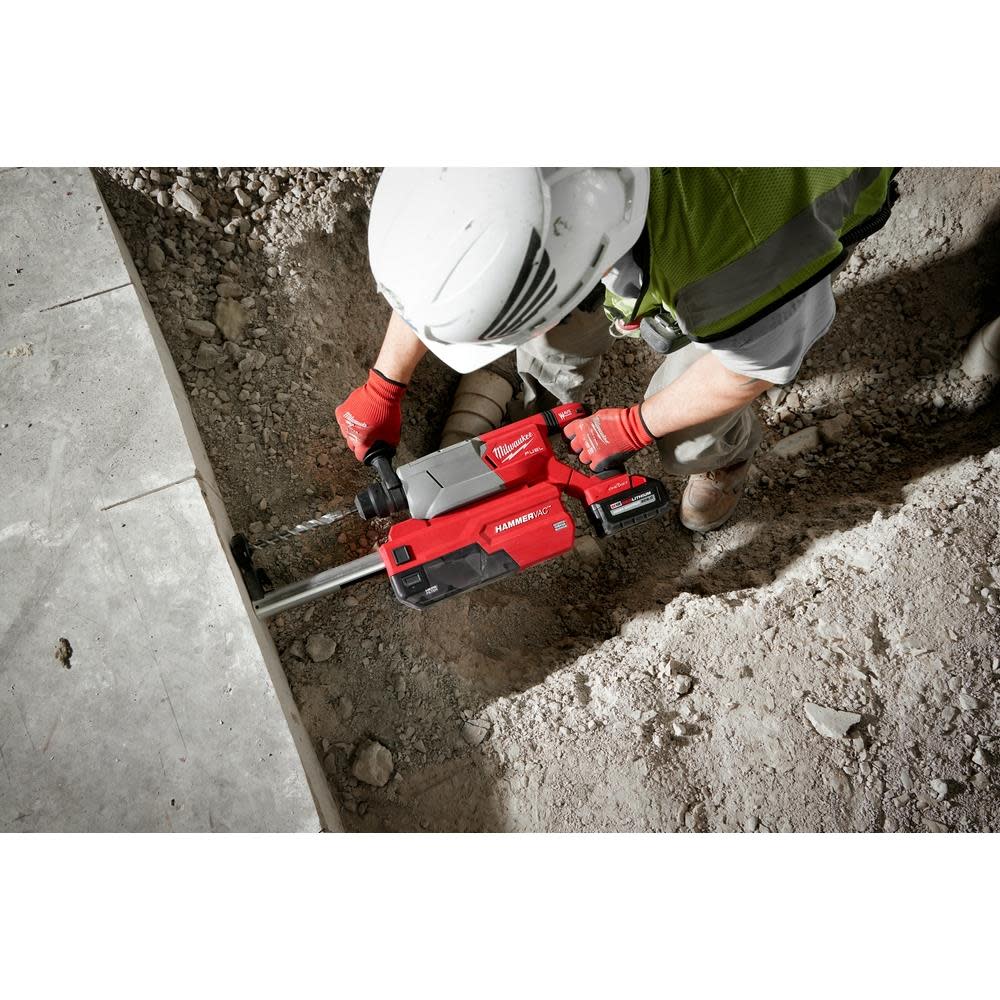 Milwaukee M18 FUEL HAMMERVAC 1 1/4″ Dedicated Dust Extractor - Ascmtools