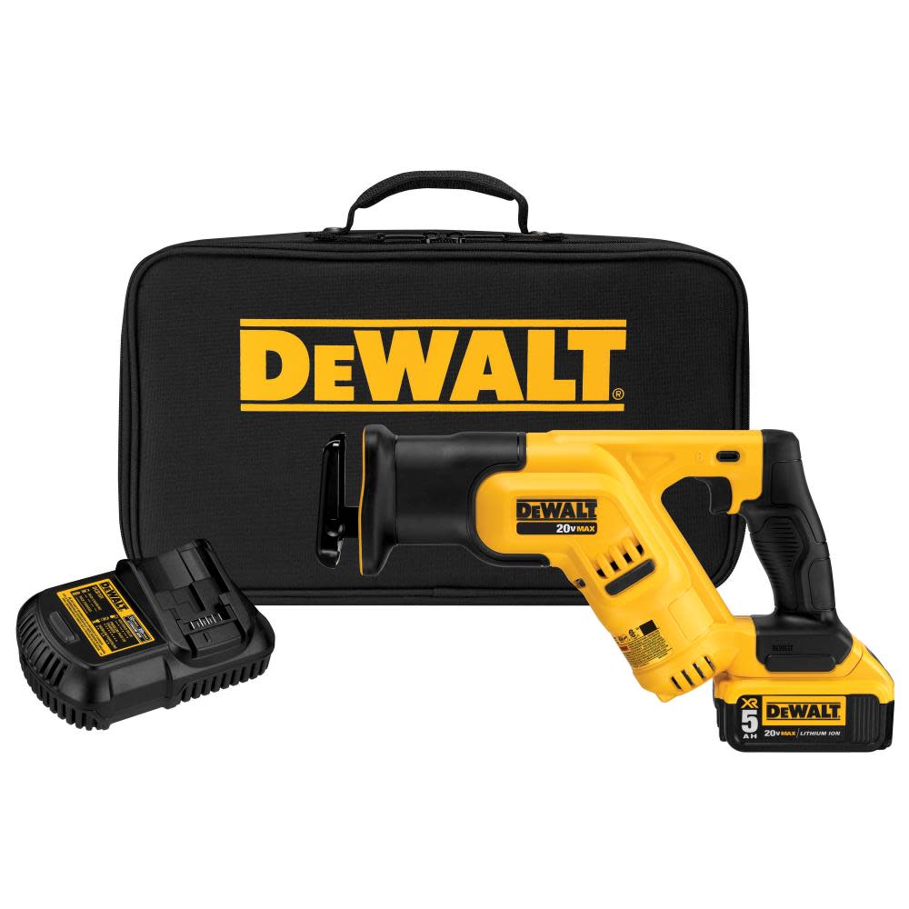 DEWALT 20 V MAX Compact Reciprocating Saw Kit (5.0Ah) - Ascmtools