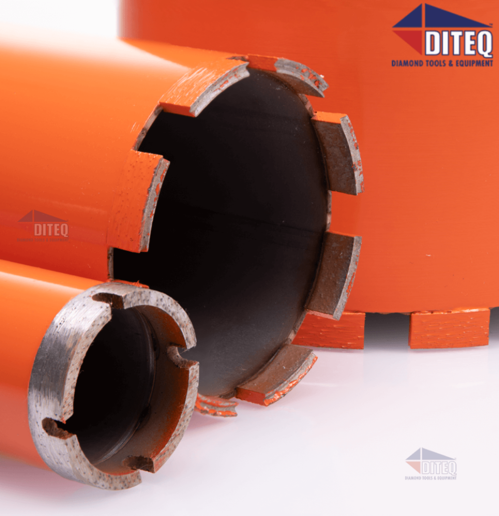 Diteq 1″ C-52 Wet Diamond Concrete Core Drill Bits - Ascmtools