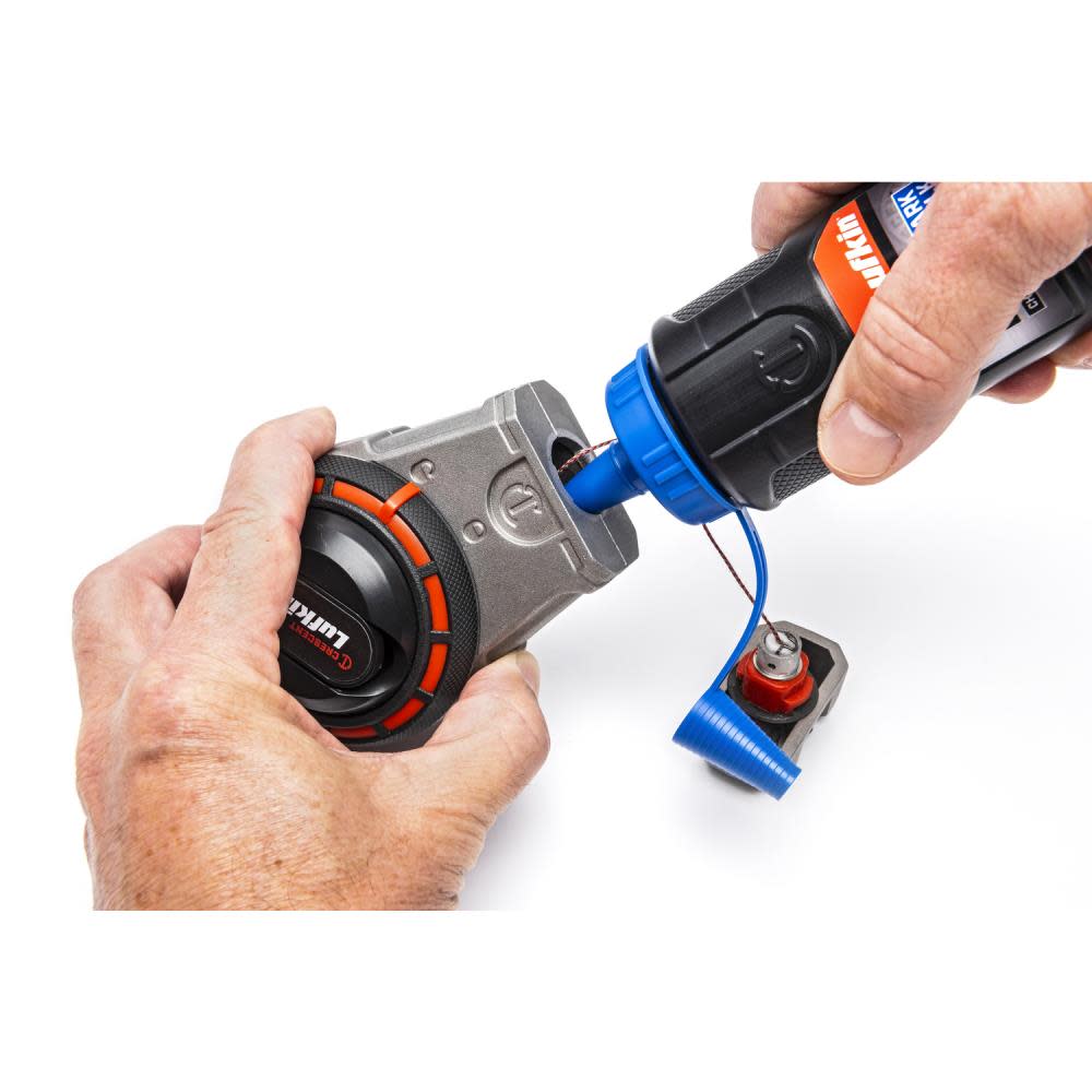 Crescent Lufkin 100′ Professional Aluminum Chalk Reel with 3 Oz Blue Chalk - Ascmtools