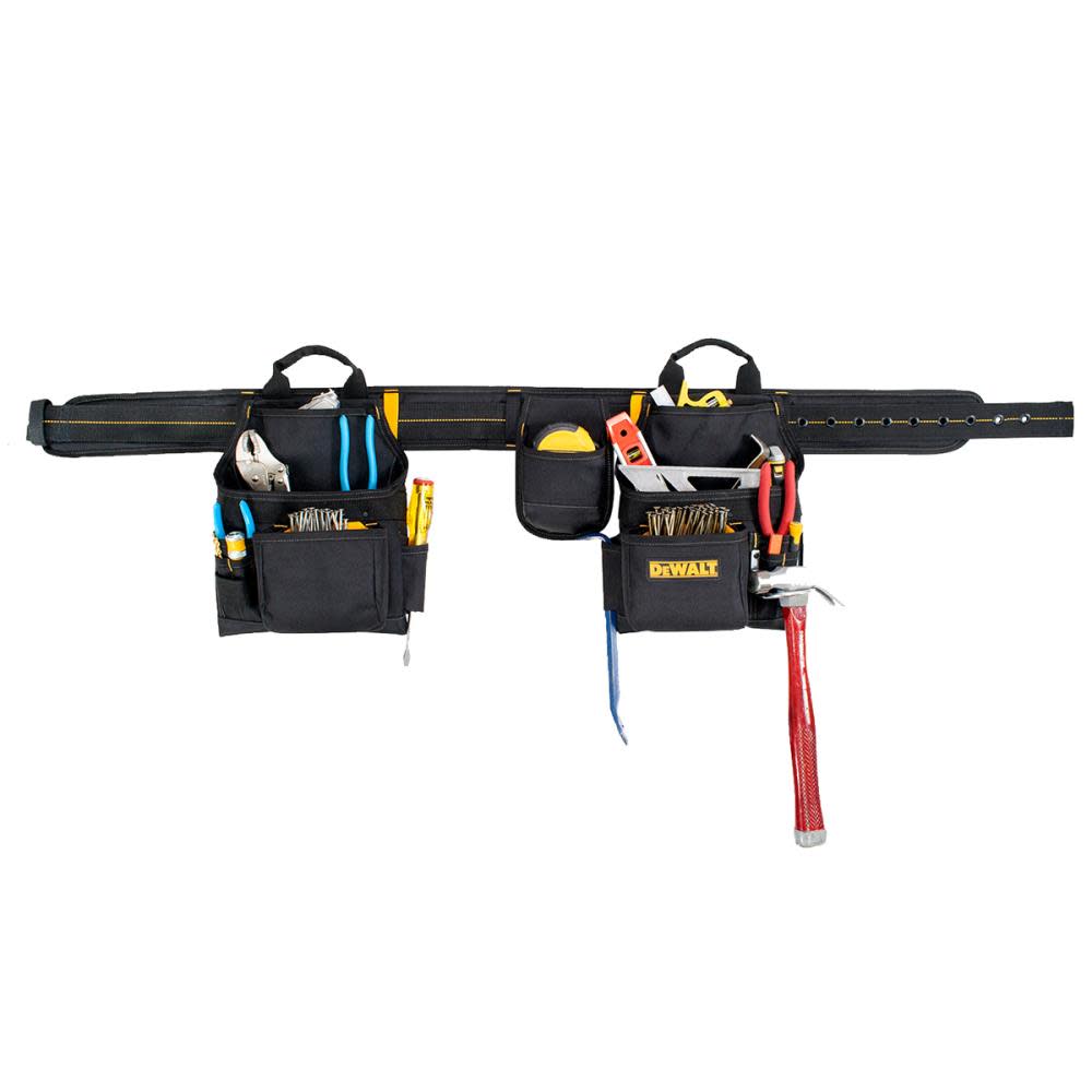 DEWALT 16 Pocket Deluxe Carpenter’s Combo Apron - Ascmtools