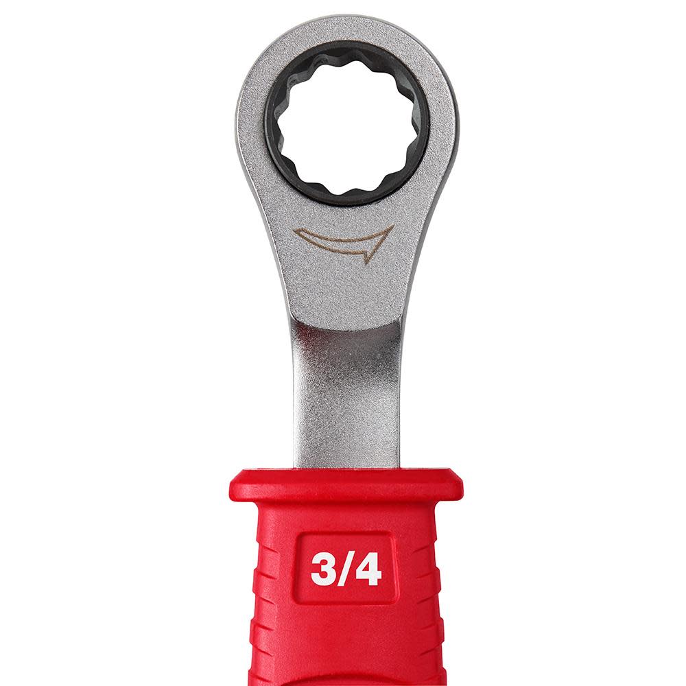 Milwaukee Linemans 2-in-1 Insulated Ratcheting Box Wrench - Ascmtools