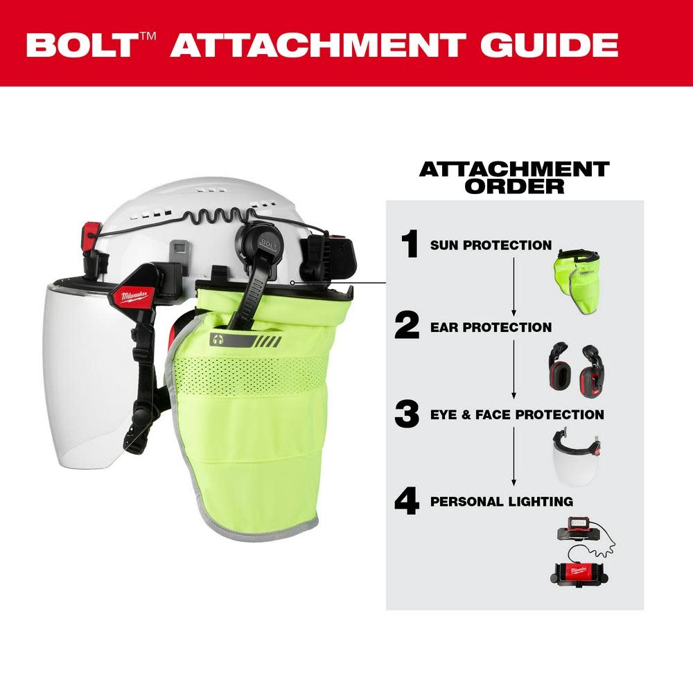 Milwaukee BOLT 26dB Earmuffs - Ascmtools