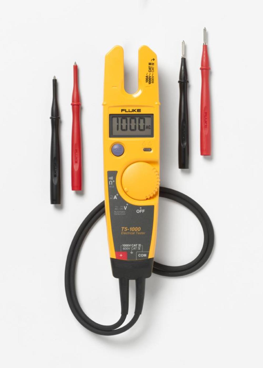 Fluke T5-1000 Voltage Continuity and Current Tester - Ascmtools
