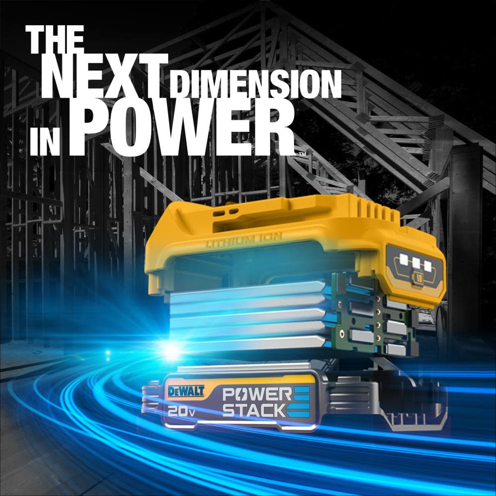 DEWALT POWERSTACK 20V MAX Compact Battery Charger Starter Kit - Ascmtools