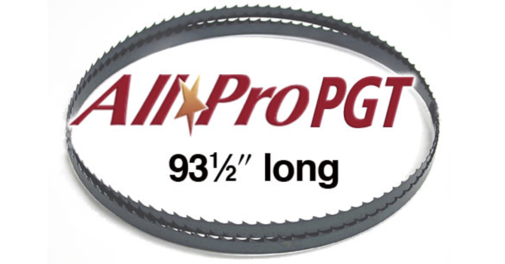 Olson Saw Company 93-1/2″x1/4″x0 in25x6 Hook AllPro PGT Band Saw Blade - Ascmtools