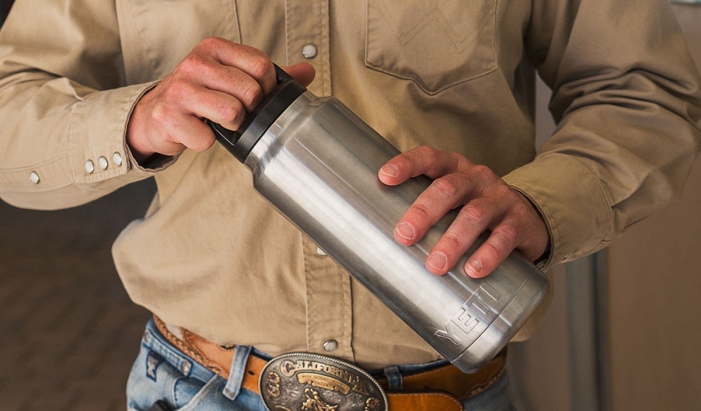 Yeti 36oz Rambler Bottle with Bottle Chug Cap – Stainless Steel - Ascmtools