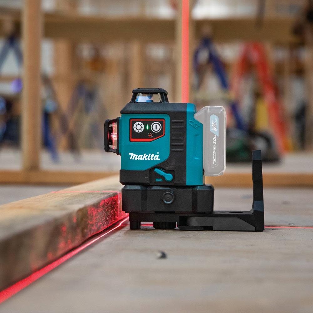 Makita 12V max CXT Self Leveling 360 3 Plane Red Laser Bare Tool - Ascmtools