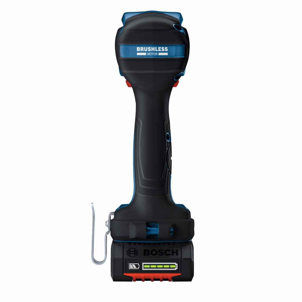 Bosch 18V 1/2″ Mid Torque Impact Wrench Kit Connected Ready with Frictin Ring and Thru Hole and 2 CORE18V 4.0 Ah Compact Batteries - Ascmtools