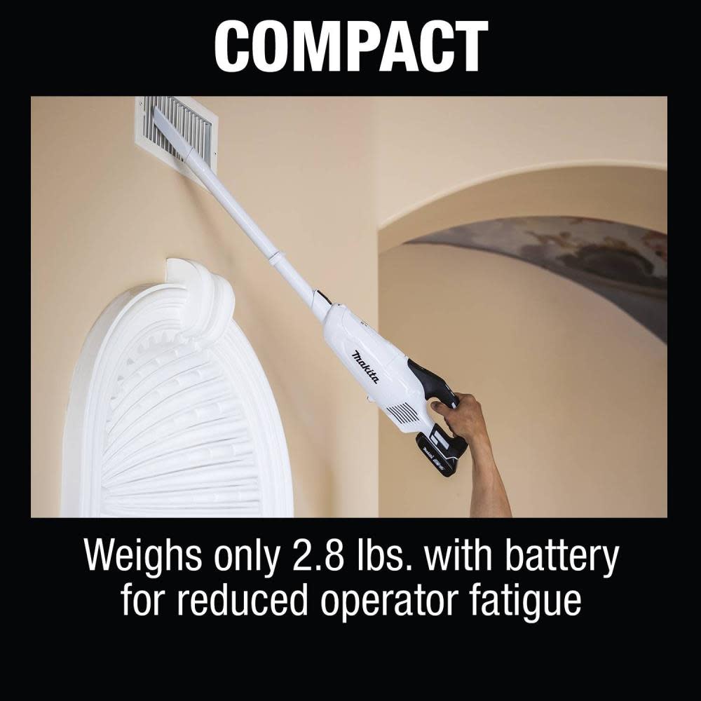 Makita 18V LXT Compact Vacuum Kit with Push Button & Dust Bag - Ascmtools