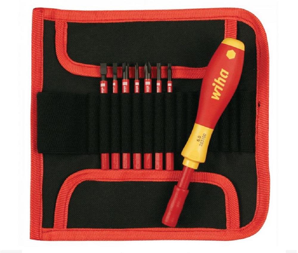 Wiha Insulated SlimLine Interchangeable Blade Set 8 Piece - Ascmtools