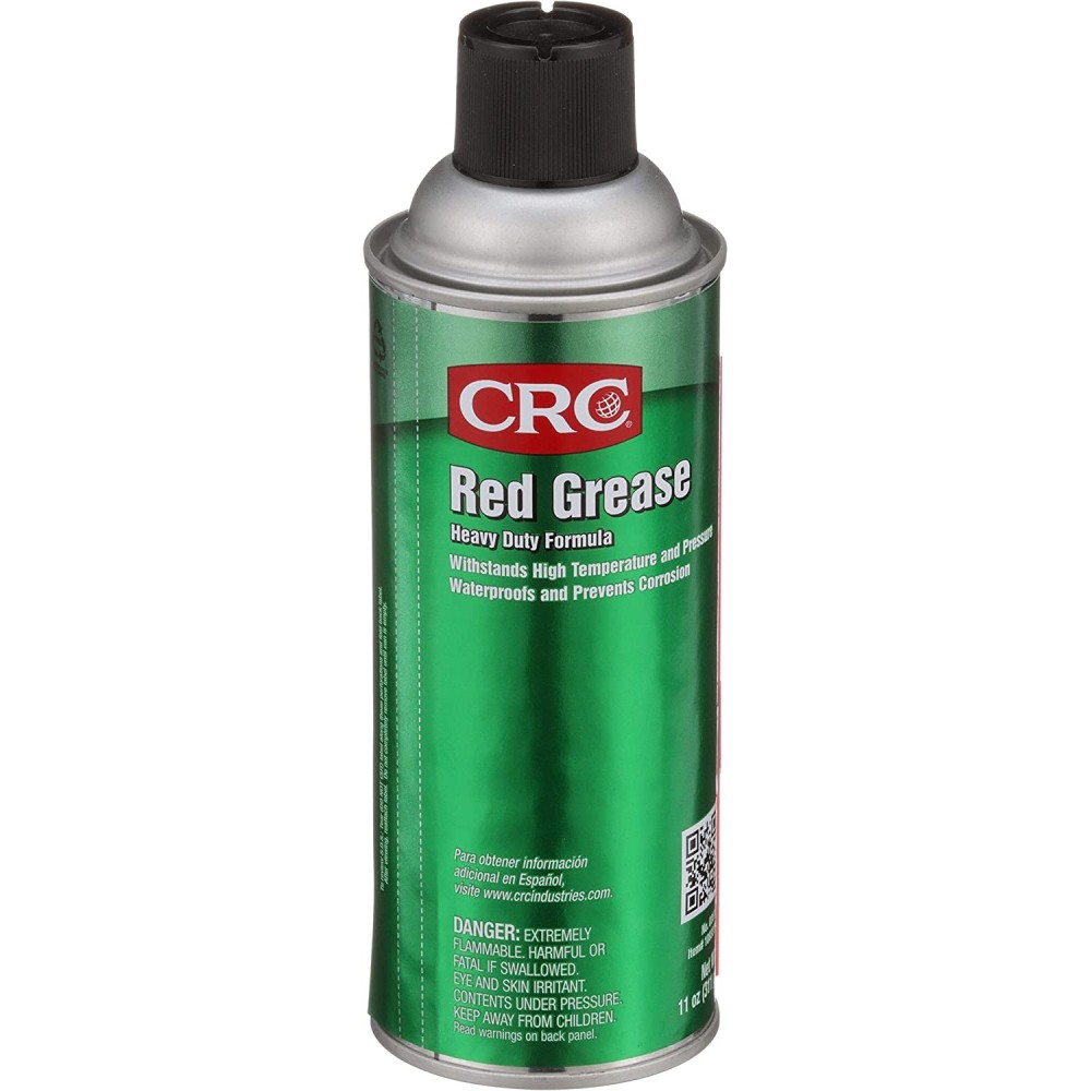 CRC Industries 11oz Aerosol Heavy Duty Red Grease - Ascmtools