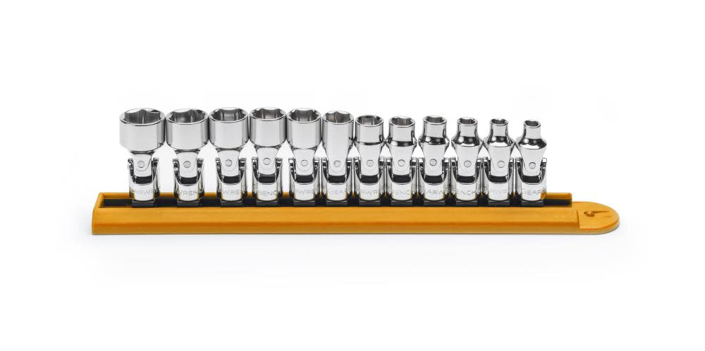 GEARWRENCH 12 Pc 1/4-in Drive 6 Point Flex Metric Socket Set - Ascmtools