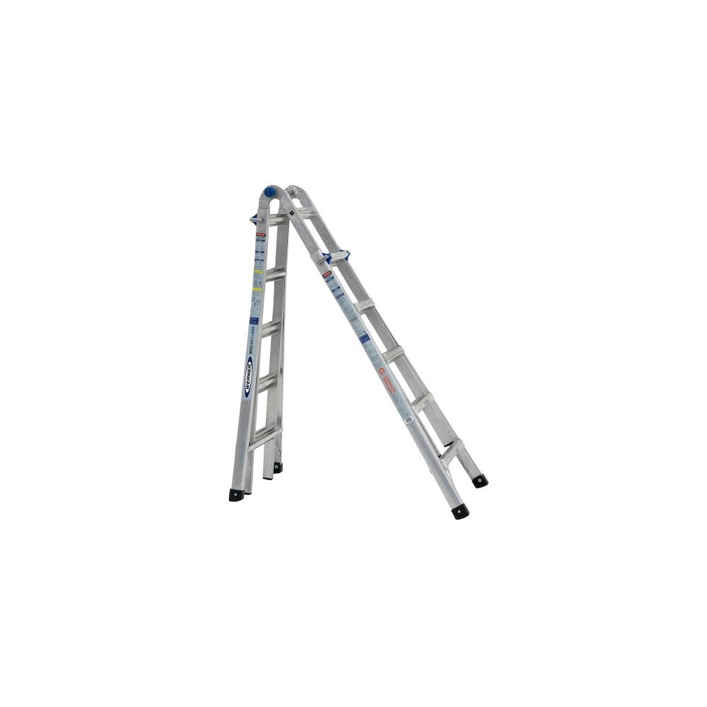 Werner 22 Ft. Reach Height Type IA Aluminum Multi-Position Ladder - Ascmtools