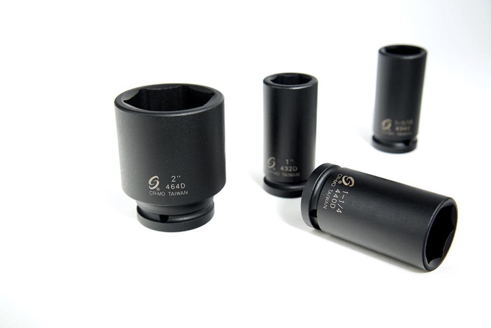 Sunex 3/4 In. Drive Deep SAE Impact Socket Set 17 pc. - Ascmtools