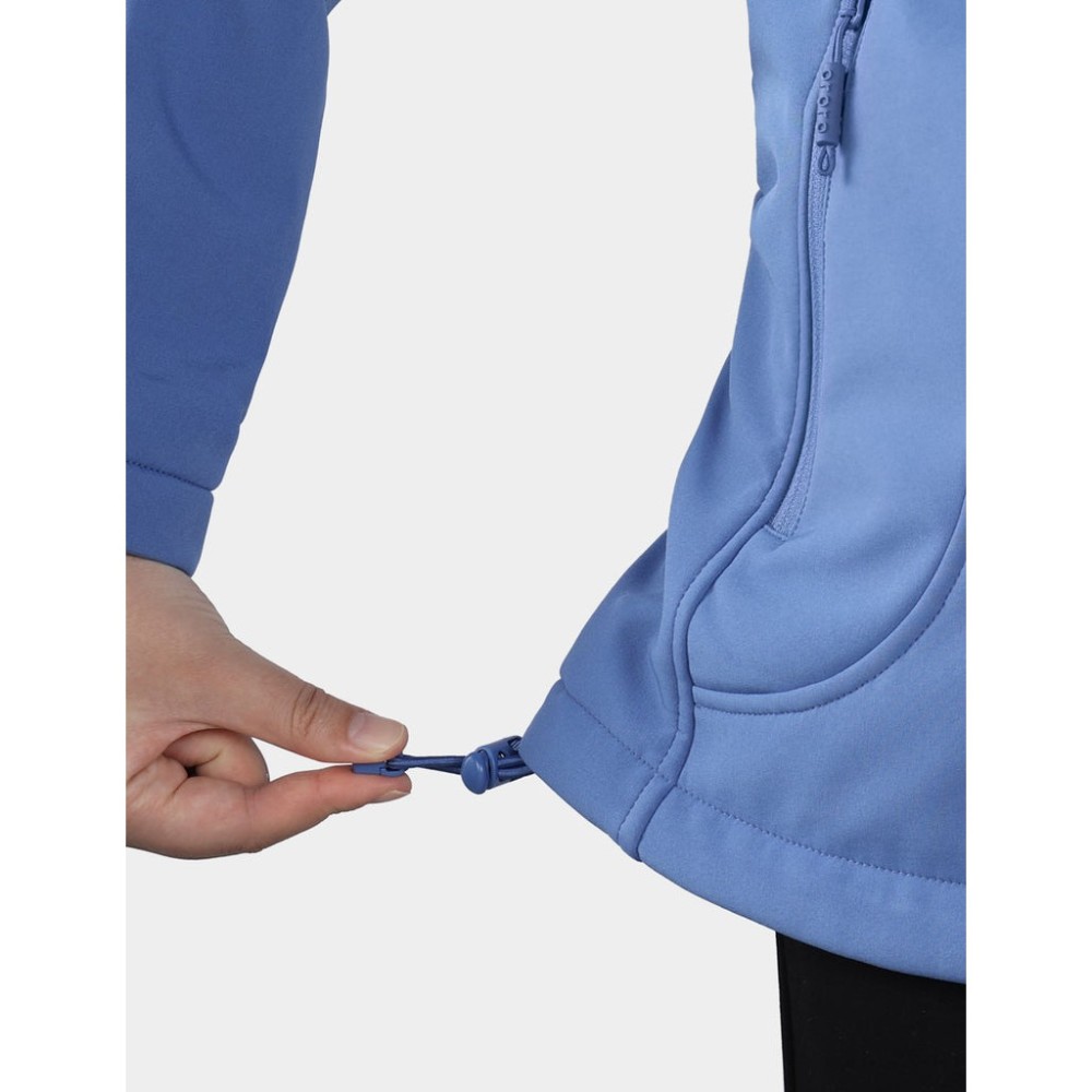 ORORO Womens Haze Blue Classic Heated Jacket Kit 2X - Ascmtools