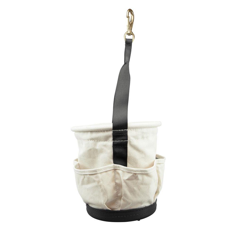 Klein Tools HD Tapered Wall Bucket 4 Pockets - Ascmtools