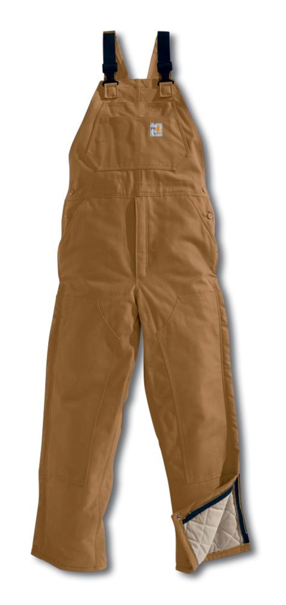 Carhartt Men’s Flame Resistant Duck Bib Overall/Quilt Lined - Ascmtools