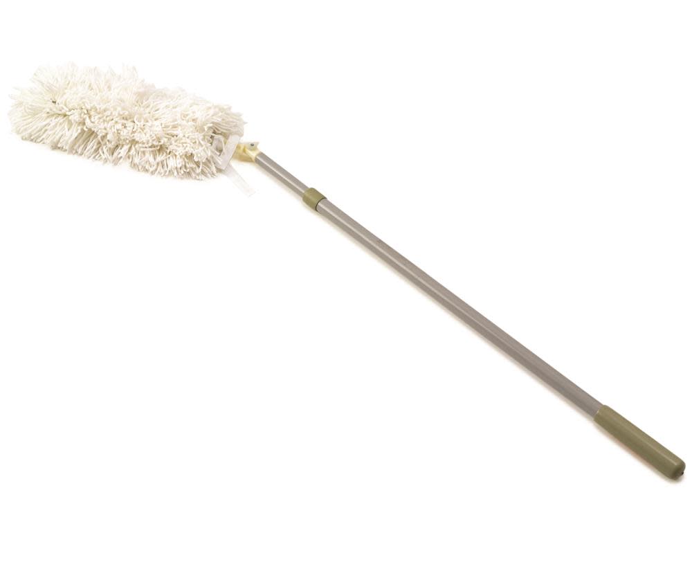 Rubbermaid Overhead Dusting Tool with Angled Launder Able Head 51 In. l (129.5 cm) Extension Handle - Ascmtools