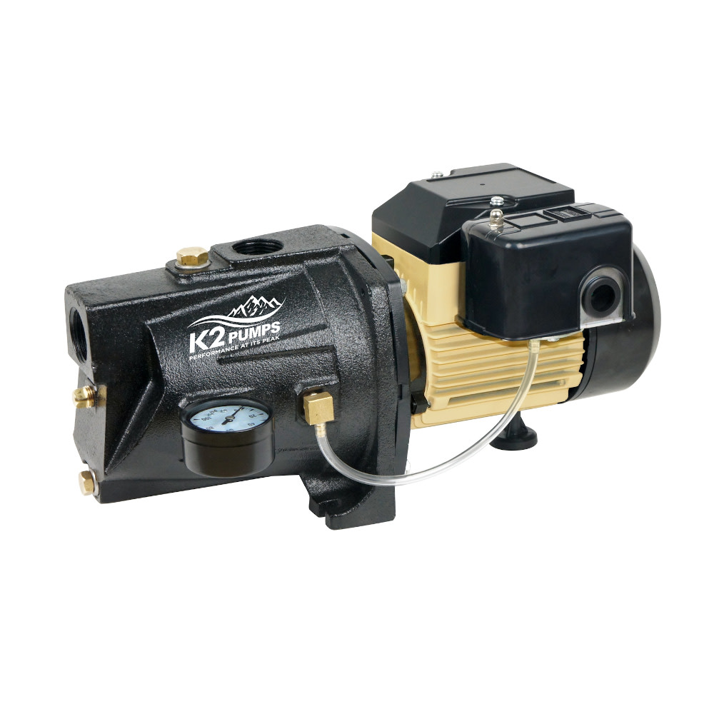 K2 Pumps Shallow Well Jet Pump 3/4 HP Lead Free Cast Iron 115/230V - Ascmtools