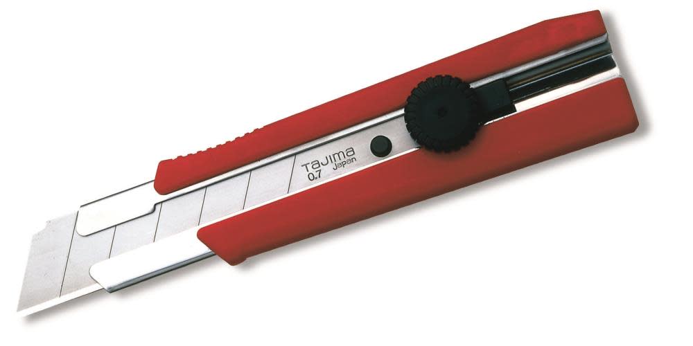 Tajima Utility Knife with 1″ 7 Point ROCK HARD Blade - Ascmtools