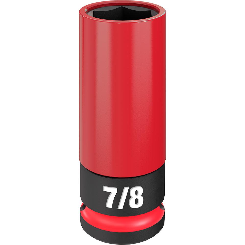 Milwaukee SHOCKWAVE Impact Duty Socket 1/2 Drive 7/8″ SAE Lug Nut Wheel - Ascmtools