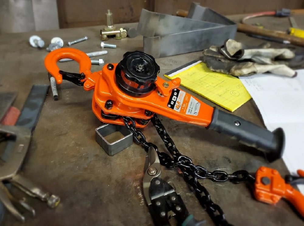 Atlas Lifting and Rigging Lever Hoist 1.5 Ton 10′ Chain 3300 lbs - Ascmtools