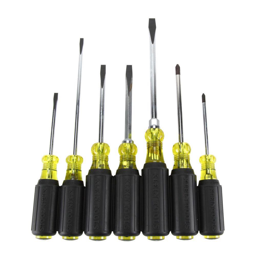 Klein Tools Cushion-Grip Screwdriver Set 7 Pc - Ascmtools