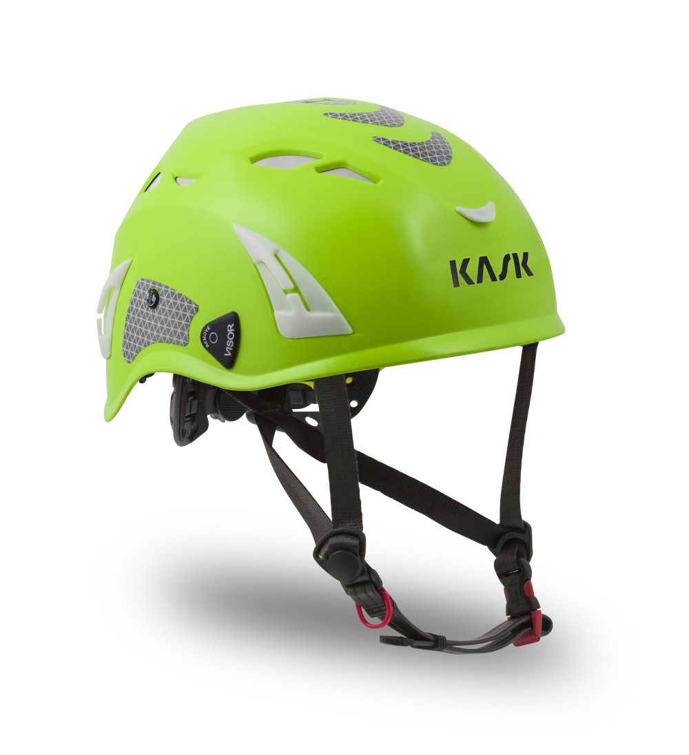 KASK America SUPERPLASMA HD HI VIZ Ventilated Work/Rescue Helmet – Lime Fluo - Ascmtools