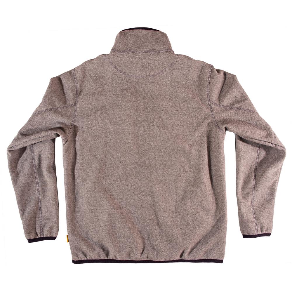 DEWALT Medium Gray Polyester 1/4 Zip Fleece Pullover - Ascmtools