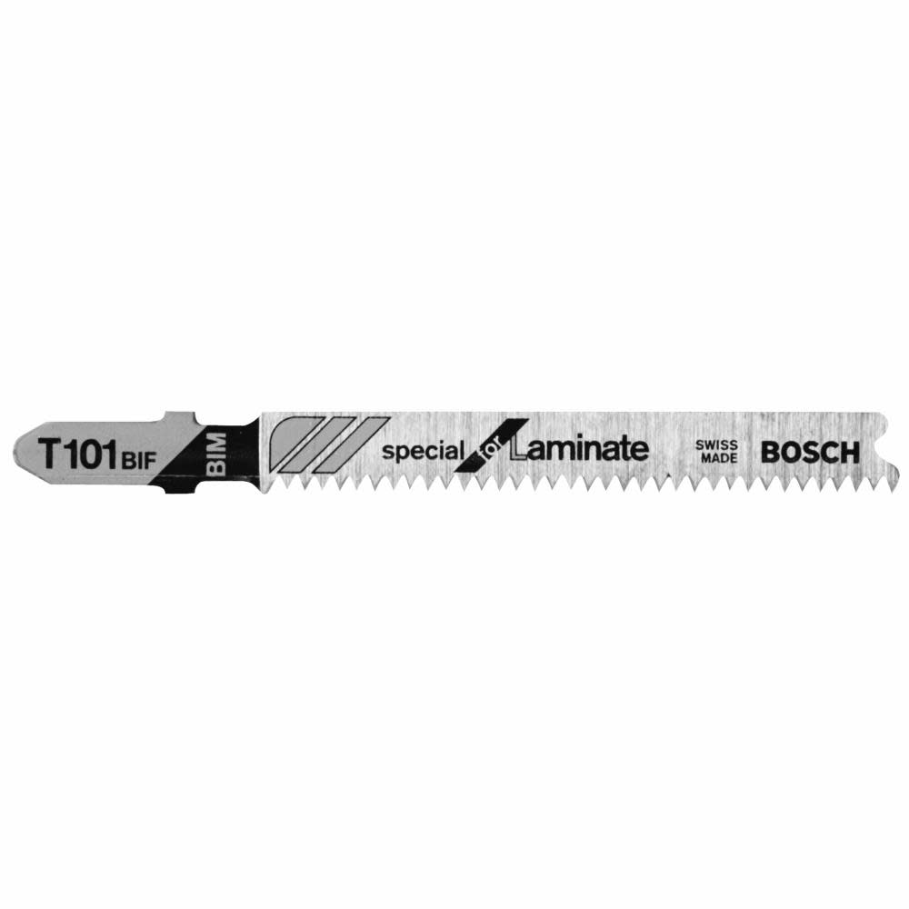 Bosch 5 pc. 3-1/4 In. 14 TPI Special Laminate Cutting T-Shank Jig Saw Blades - Ascmtools