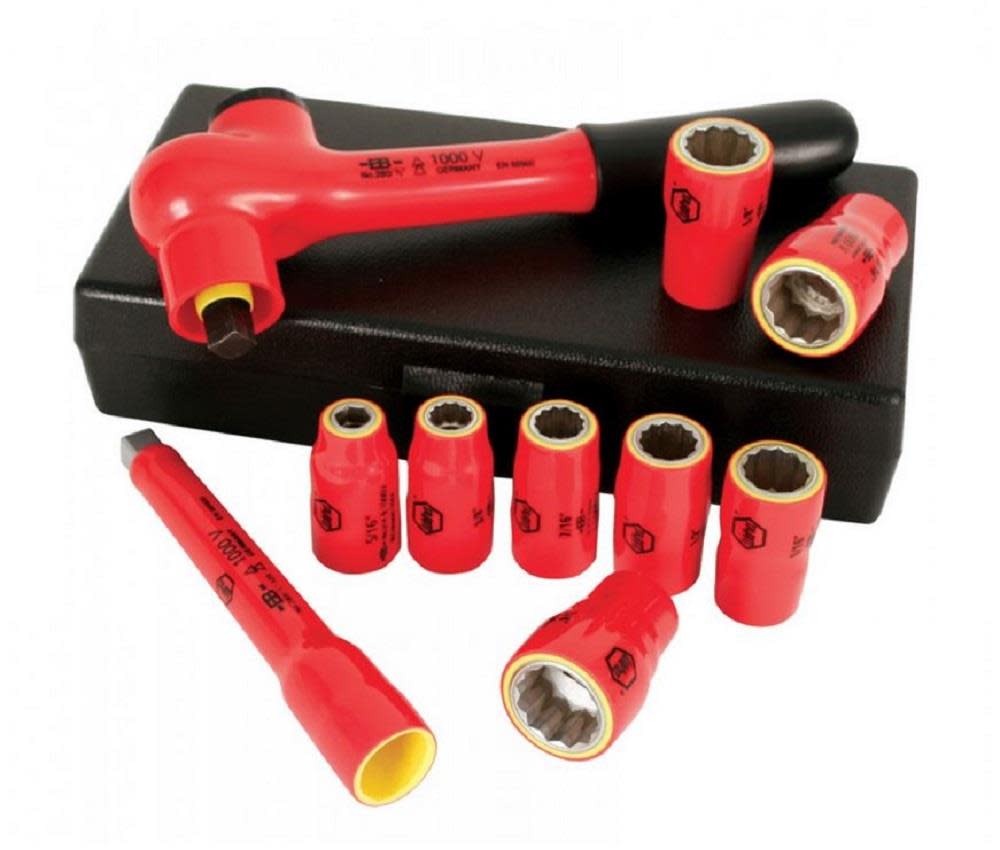 Wiha Insulated 3/8″ Drive Socket 10 piece Set - Ascmtools