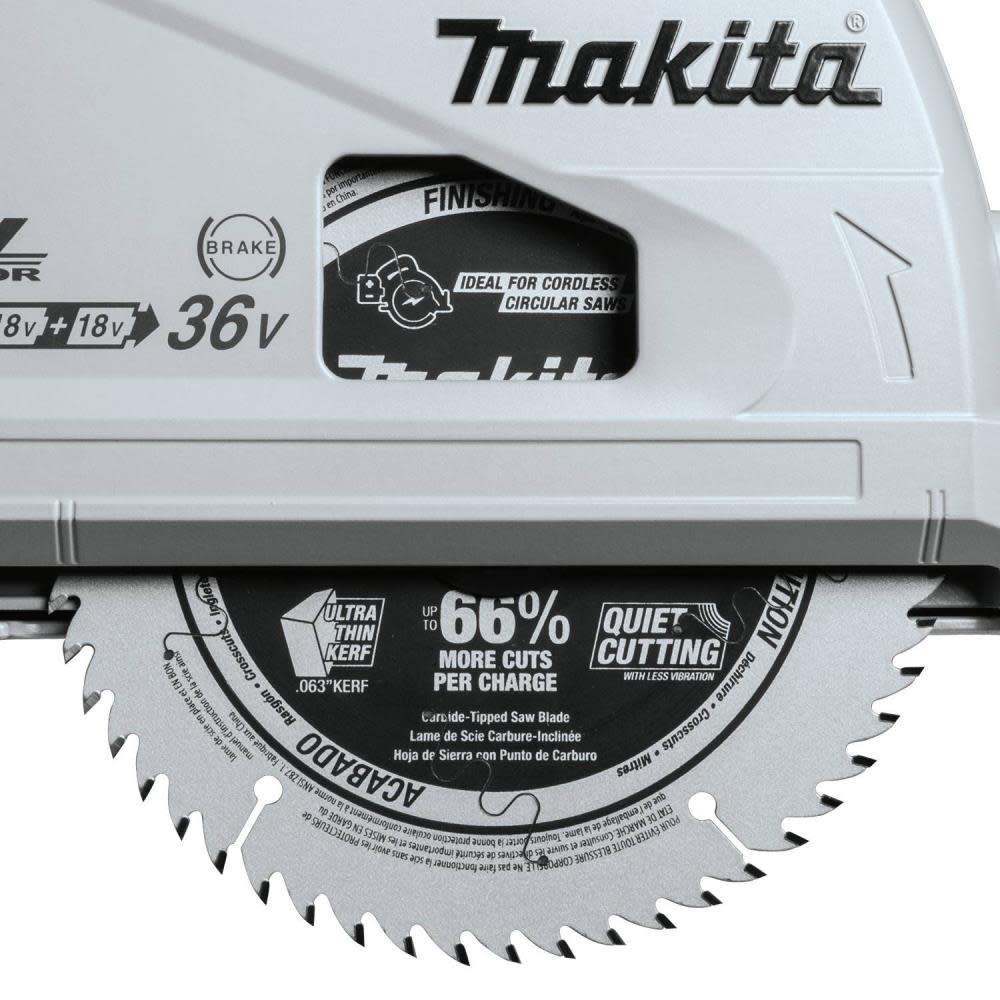 Makita 18V X2 LXT 36V 6 1/2″ Plunge Circular Saw with AWS Bare Tool - Ascmtools