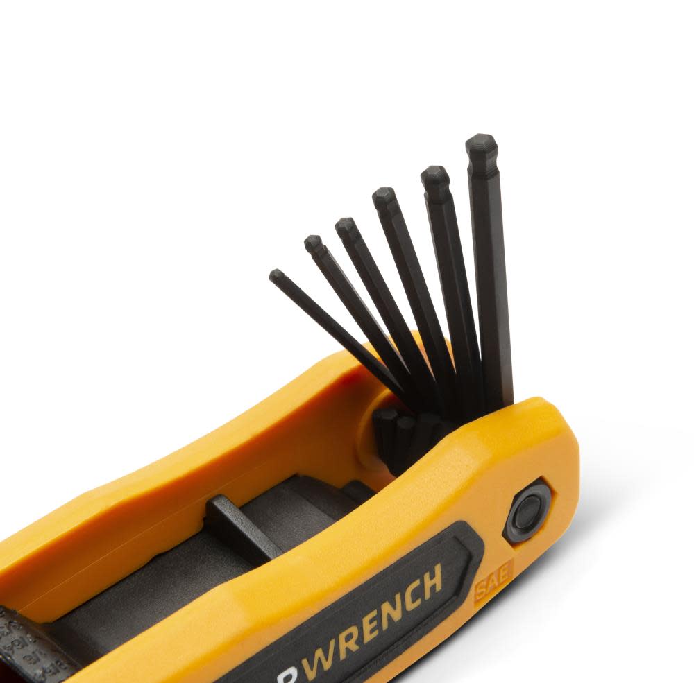 GEARWRENCH SAE/Metric Ball End Folding Hex Key Set 17pc - Ascmtools