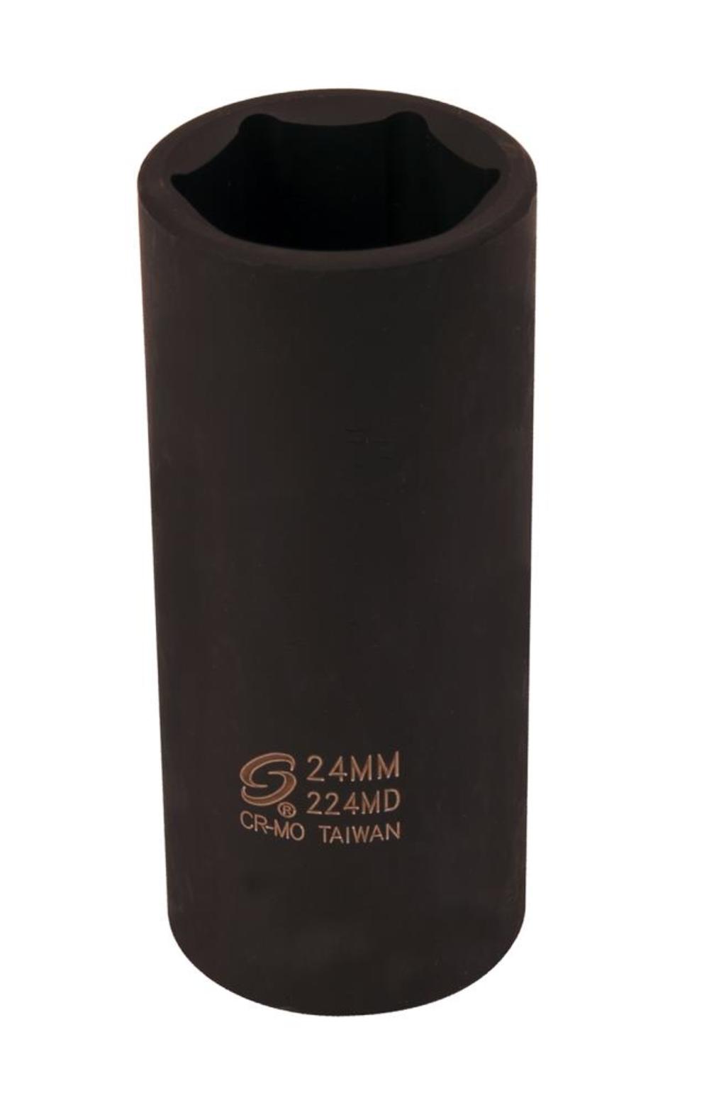 Sunex 24 mm 1/2 In. Drive Deep Impact Socket - Ascmtools